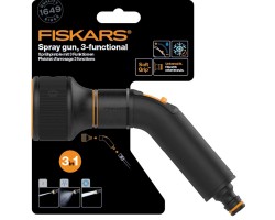 Пистолет-распылитель FISKARS регулируемый с 3 функциями