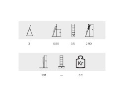 Стремянка Алюмет профи 3 ступени-foto2
