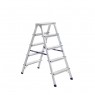 Стремянка Алюмет 5 ступеней двухсторонняя алюминиевая