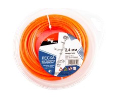 Леска для триммера RedVerg d 2,4мм (15м) квадратная