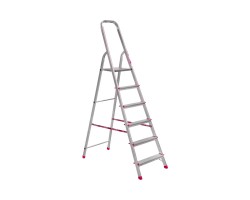 Стремянка Алюмет 6 ступеней стальная оцинкованная