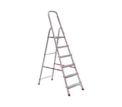 Стремянка Алюмет 6 ступеней стальная оцинкованная