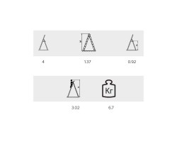 Стремянка Алюмет 4 ступени (МК804С)-foto2