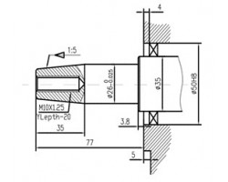Двигатель дизельный 188FA (B-тип, вал конус) - T3-foto10