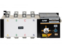 Реверсивный рубильник АВР (устройство автоматического ввода резерва) SHIQ5-250 4P-foto6