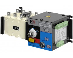 Реверсивный рубильник АВР (устройство автоматического ввода резерва) SHIQ5-100A 4P-foto8