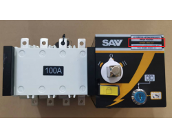 Реверсивный рубильник АВР (устройство автоматического ввода резерва) SHIQ5-100A 4P-foto7