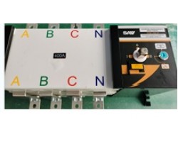 Реверсивный рубильник АВР (устройство автоматического ввода резерва) SHIQ5-400 4P-foto12