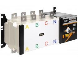 Реверсивный рубильник АВР (устройство автоматического ввода резерва) SHIQ5-400 4P-foto3