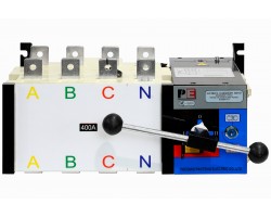 Реверсивный рубильник АВР (устройство автоматического ввода резерва) SHIQ5-400 4P-foto8