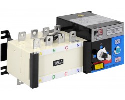 Реверсивный рубильник АВР (устройство автоматического ввода резерва) SHIQ5-160 4P-foto4