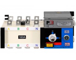 Реверсивный рубильник АВР (устройство автоматического ввода резерва) SHIQ5-160 4P-foto3