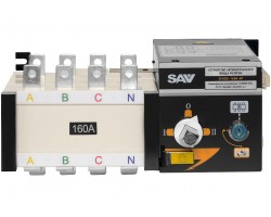 Реверсивный рубильник АВР (устройство автоматического ввода резерва) SHIQ5-160 4P-foto7