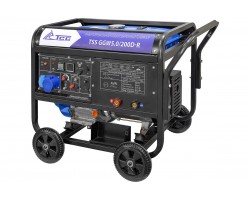 Инверторный бензиновый сварочный генератор TSS GGW 5.0/200D-R
