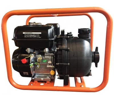 Бензиновая мотопомпа Zongshen для соленой воды и химических жидкостей MG 20