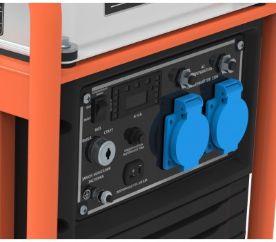Бензиновый генератор инверторный Zongshen BPB 4500 E электростартер