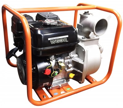 Бензиновая мотопомпа для воды средней загрязненности Zongshen WG 30