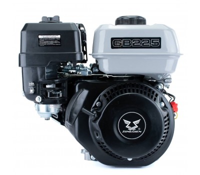 Двигатель бензиновый с горизонтальным валом Zongshen GB 225 (d-19,05 mm) для мотокультиваторов, мотоблоков, АВД, мотопомп, садового и строительного оборудования