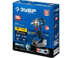Аккумуляторный бесщеточный гайковерт Зубр GB-250-foto10