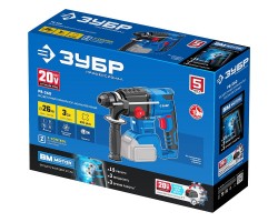 Аккумуляторный бесщеточный перфоратор Зубр PB-260-foto6