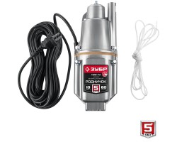 Насос вибрационный Родничок-В с верхним забором воды 10 м провод Зубр НВВ-10-foto4