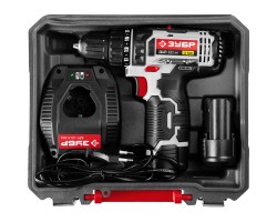 Дрель-шуруповерт 2 АКБ Зубр ДШЛ-121 КН серия СТАНДАРТ-foto13