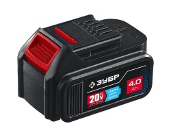 Аккумуляторная батарея 20В Li-Ion 4Ач T7 Зубр ST7-20-4