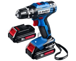 Аккумуляторная дрель-шуруповерт Зубр DL-16 A5