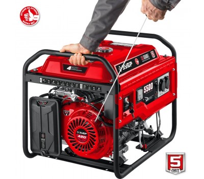 Генератор газовый ЗУБР СГ-5500Е Генератор газовый ЗУБР СГ-5500Е