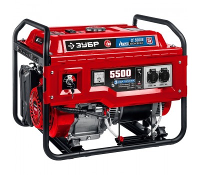 Генератор газовый ЗУБР СГ-5500Е Генератор газовый ЗУБР СГ-5500Е