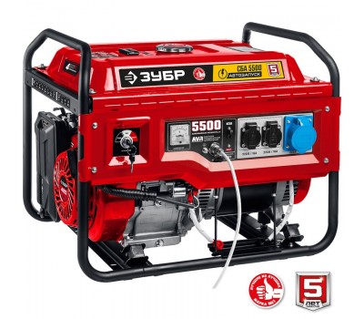 Генератор бензиновый ЗУБР СБА-5500