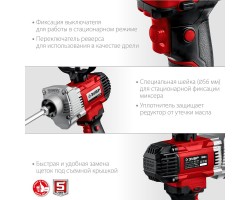 Миксер строительный Зубр МР-1100-foto4