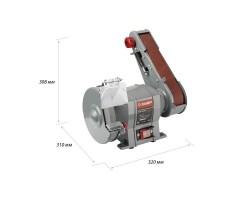 Станок точильный Зубр ЗТШМ-150/686Л серия МАСТЕР-foto2