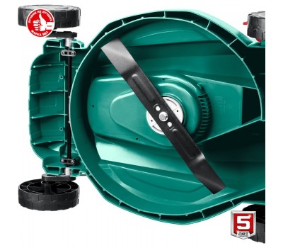 Электрическая газонокосилка Зубр ГСЦ-42-2000 Электрическая газонокосилка Зубр ГСЦ-42-2000