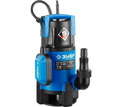 Насос дренажный Зубр НПГ-Т3-550 серия ПРОФЕССИОНАЛ Насос дренажный Зубр НПГ-Т3-550 серия ПРОФЕССИОНАЛ