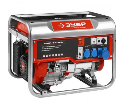 Генератор бензиновый ЗУБР ЗЭСБ-5500 серия МАСТЕР