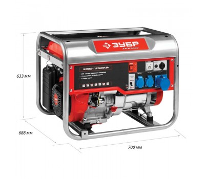Генератор бензиновый ЗУБР ЗЭСБ-5500 серия МАСТЕР