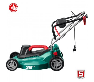 Электрическая газонокосилка Зубр ГСЦ-38-1700 Электрическая газонокосилка Зубр ГСЦ-38-1700