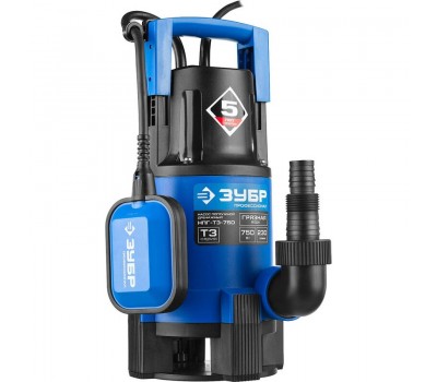Насос дренажный Зубр НПГ-Т3-750 серия ПРОФЕССИОНАЛ Насос дренажный Зубр НПГ-Т3-750 серия ПРОФЕССИОНАЛ