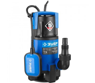 Насос дренажный Зубр НПГ-Т3-750 серия ПРОФЕССИОНАЛ Насос дренажный Зубр НПГ-Т3-750 серия ПРОФЕССИОНАЛ