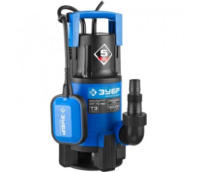 Насос дренажный Зубр НПГ-Т3-750 серия ПРОФЕССИОНАЛ Насос дренажный Зубр НПГ-Т3-750 серия ПРОФЕССИОНАЛ