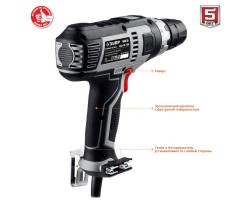 Дрель-шуруповерт сетевая ЗУБР ДШ-М1-400 серия МАСТЕР-foto4