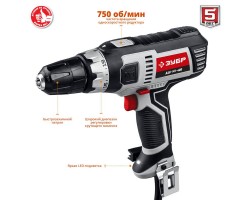 Дрель-шуруповерт сетевая ЗУБР ДШ-М1-400 серия МАСТЕР-foto3