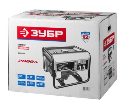 Генератор бензиновый ЗУБР ЗЭСБ-2800 серия МАСТЕР