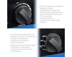 Электрическая тепловая пушка 9 кВт Зубр ТП-П9-foto3