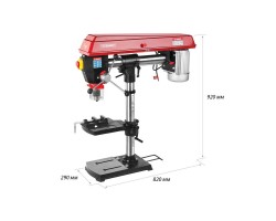 Станок радиально-сверлильный + тиски Зубр ЗСС-550 серия МАСТЕР-foto20
