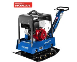 Виброплита бензиновая двигатель Honda Зубр ЗВПБ-38 ГРХ серия ПРОФЕССИОНАЛ