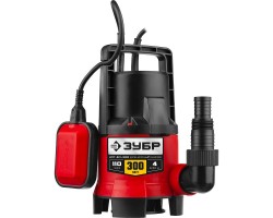 Дренажный насос для грязной воды Зубр НПГ-М1-300