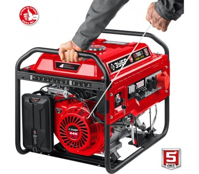 Генератор бензиновый ЗУБР СБ-7000Е-3