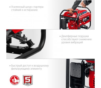 Генератор газовый ЗУБР СГ-3300